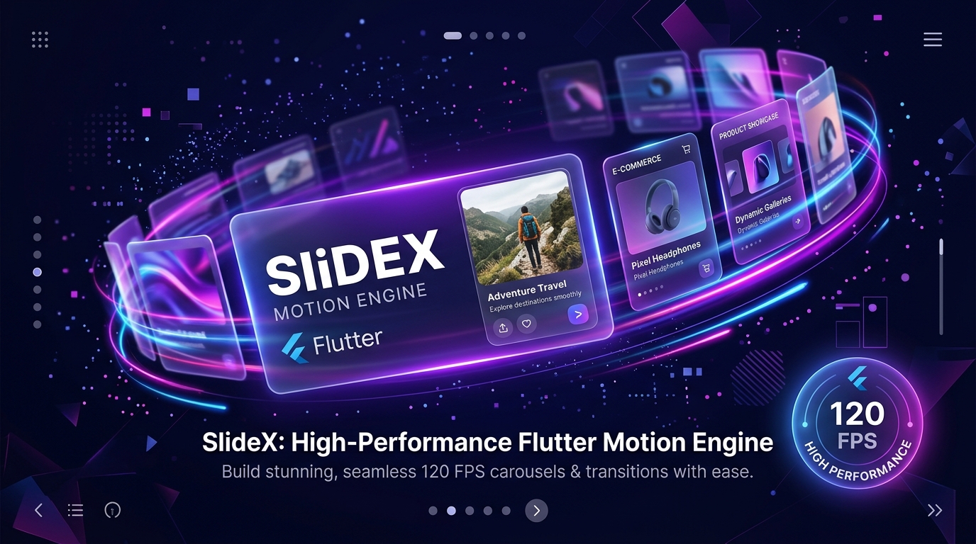 SlideX Motion Engine Banner - Click to Open Live Website